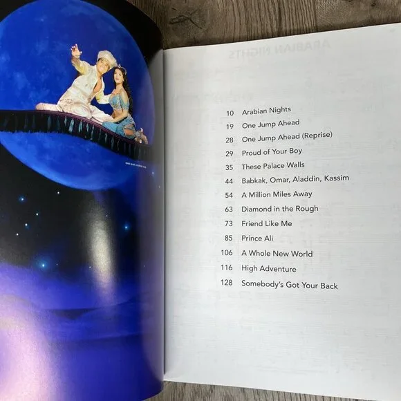 Aladdin Broadway Musical Sheet Music Piano Vocal Book Hal Leonard - Picture 5 of 5